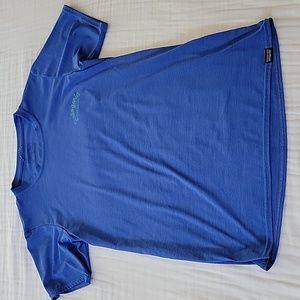 Patagonia cool capiliene daily shirt - running on fumes tree